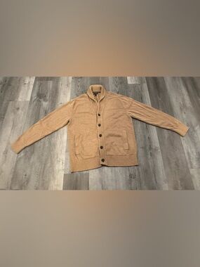 Banana Republic - Men’s Tan Shawl Collar Cardigan